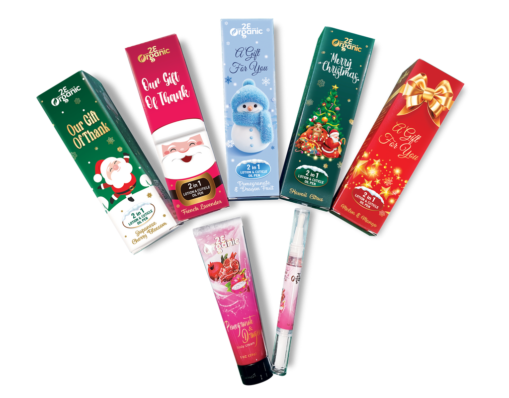2E 2in1 Lotion + Cuticle Oil Pen Gift Set(Out of Stock)
